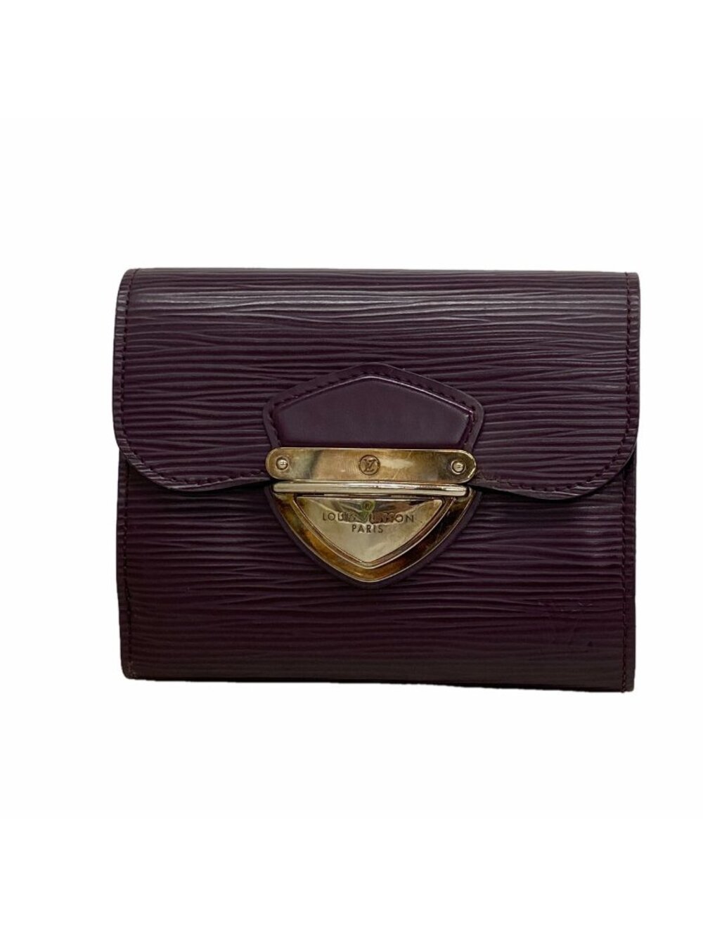 Louis Vuitton Trifold Wallet Epi Portefeuille Joy Cassis